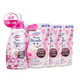 
Kao (KAO) laundry detergent contains softener, color protection, stain removal, long-lasting fragrance and fragrance laundry detergent imported from Japan, rose fragrance bottle 690g + replenishment 900g*2