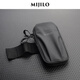 MIJILO large-capacity running mobile phone arm bag men's and women's sports mobile phone arm bag universal waterproof arm bag wrist bag arm bag black