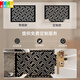 Fuxiao modern style home floor mat cut door mat 2024 new style door entrance foot mat household door resistant snowflake-15275 100cm*100cm upgrade 9th generation dirt-resistant Falman