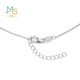 Chow Sang Sang Pt950 Kitten Platinum Necklace Cute Platinum Pendant with Chain 86716N Pricing 45cm