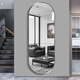 Babchi aluminum alloy full-length mirror home full-length mirror wall-mounted fitting mirror wall-mounted entrance wall-mounted mirror wall-mounted bedroom light luxury brass gold brushed 400mm*1200mm safe and explosion-proof