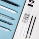 
Deli (deli) capping pen neutral pen substitute pen signature pen general refill test special pen black bullet full syringe student teacher brush test pen ST head [thin line] 20 0.38 black full syringe A701