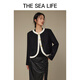 THE SEA LIFE欧海一生 外套女24秋新品经典复古层次感百搭小香风外套V12596 冰淇淋色 M