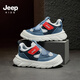 
Jeep children's sneakers for boys 2025 new summer soft sole non-slip girls' shoes breathable casual shoes denim blue-9202 34 shoes length about 21.9cm