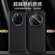 皇上请进 适用华为mate50pro手机壳 mate50保护套智能视窗翻盖高档超薄全包防摔皮套男女款 【炫黑色】全包防摔丨智能休眠