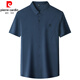 
Pierre cardin 2025 summer new brand men's short-sleeved shirt high-end anti-wrinkle-free and scratch-free shirt ice silk top knitted 9901 light gray [100% ice silk] 180/2XL recommended 155-170Jin [Jin equals 0.5 kg] wear