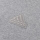 阿迪达斯（adidas）卫衣男装女装2024秋冬季新款加绒保暖运动服连帽防风外套休闲套头 JI6636中麻灰 L