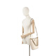 Tory Burch new product Women's MCGRAW series medium bucket bag hand-held one-shoulder crossbody bag women's bag gift for women 143544 724 cheese white