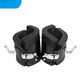 Yu zhiyou karpfen verkehrten schuhe fußabdeckungsstiefel ilfheilhöhe Erhöhen Sie invertierte Handstandausrüstung verkehrten Stiefel Home Fitness Inverted Schuhe schwarz und grau (holen Sie 2 Meter Assist -Gürtel)