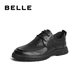 Belle Formal Leather Shoes Men's Comfortable Cowhide Autumn Casual Commuting Business Shoes A1184CM3 Black 40 (250mm)