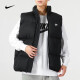 Nike (NIKE) down jacket men's winter new sports fashion casual stand collar comfortable warm vest vest vest 928860-010 Cotton jacket FB7374-010 black large 2XL