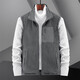 Guqian double-sided vest for men in autumn and winter multi-pocket workwear vest for men outdoor leisure fishing vest top clothes khaki L