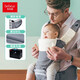 
Hug bear baby strap waist stool multi-function foldable baby strap shock absorbing cushion silicone non-slip children baby siting stool AX19 sea mist gray (printed breathable model)