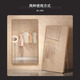 Shuhao Dressing Mirror Ganzkörperspiegel Schönheit Home Cloding Store Spezialanpassender Spiegel für Mädchen Schlafzimmer, Schlanker und hoher Bodenspiegel, super großes Sichtfeld Aluminiumlegierung Rahmen 80*180 HD Schwarz