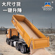 Remote control engineering dump truck toy dump truck eight-wheel heavy alloy truck truck gift for children aged 6-8-14 years old