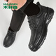 MULINSEN men's toe-layer cowhide business casual shoes wear-resistant thick sole middle-aged dad shoes L017367