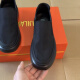 Feilixidi Internet Celebrity Shoes Fashion Wyle Style 2025 Low-Top Men Pedals Pedals Black Casual Casual Ups Silk Canvas Negro 43