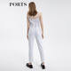 PORTS PORTS spring and summer new women's sleeveless shirt SM8B011MFD084 white XXS (0)