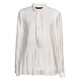 ROEYSHOUSE LOOK Stylish Led-Linged Wrinkled Shirt Autumn New Intellectual Professional Shirt Apricot Top 11166 Apricot S