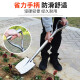 
TOMSPOWER stainless steel thickened garden shovel balcony potted flower planting manual agricultural furniture household vegetable planting soil loosening shovel tool JD-7029 stainless steel large round shovel