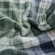 Antarctic shawl blanket, double-sided velvet, thickened lamb velvet, leg blanket, office nap blanket, sofa small quilt, air-conditioning quilt blanket, green grid multi-functional blanket, shawl/cover/spread/build 70*100cm