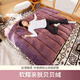 Beishanlang velvet sleeping bag, thickened in winter to protect against cold, portable single sleeping bag, outdoor adult warmth, 3.0kg iris purple, with storage bag + flocking pillow