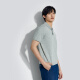 Gap men's spring loose polo collar short-sleeved skin-friendly sweater solid color sweater 890973 gray L 175/96A Asian size