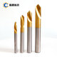 Chenchen Technology cobalt-containing center drill center drill stainless steel 90-degree extended center drill titanium-plated positioning drill punching drill fixed-point drill bit cobalt-containing fixed-point drill 1 piece 10*150MM*90