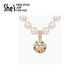 She s Qianzi fashionable and elegant craftsmanship pearl short necklace necklace light luxury high-end clavicle chain birthday gift for women necklace 6mmSPP8719277