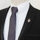 XIFEI, Herren -Mini -Kragen Pin Brosche, Legierung bemalte Ölkreuz -Krone -Schild Brosche, Anzugshemdzubehör, Kronschild Single