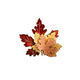Miaolingge cute Japanese style brooch into autumn maple leaf brooch for male and female couples personalized ins trendy metal badge bag decoration maple leaf