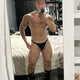 
Men's underwear Bikini-style sexy hollow men's thong modal low waist solid color comfortable breathable shorts Black XL