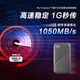 Western Digital (WD) NVME Mobile Solid State Drive PSSD My Passport SSD Disque dur à haute vitesse Type-C USB3.2 Gen2 Expansion externe Stockage vidéo et édition vidéo Space Gray (vitesse de transmission 1050 Mo / s) Package 4tb deux