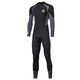 Lishi 1.5MM men's wetsuit split long-sleeved long snorkeling pants suit warm and cold winter swimming men's swimsuit black gray 1.5MM long-sleeved one-piece XXL175-185CM weight 155-180Jin Jin is equal to 0.5 kg