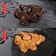 Qian wave tea pet ornaments to attract wealth and wealth, creative tea table, tea tray, tea table, tea set accessories, color-changing tea toy and can be raised, color-changing Pixiu tea pet (gold)