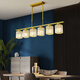 
Recalling the past Crystal New Chinese Restaurant Chandelier Chinese Style Rectangular Lamp Modern Simple Home 56-Head Chinese Restaurant Chandelier 7029-3 Heads/Black + Round Lamp Shade