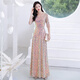 Mermaid shiny long dress, conducting piano performance, hosting evening wear, annual meeting, catwalk, art test, chorus, high-end long dress, color L