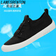 Lawesrenton Marke Ice Silk Canvas Schuhe für Männer 2025 Sommer neu atmungsaktive weiße Schuhe für Männer vielseitige einteilige Freizeitschuhe für Männer Weiß 43