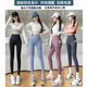 Double Pocket Large Size Shark Pants Plus Velvet Leggings for Women Autumn and Winter Outerwear 2025 New Warm Yoga Pants Belly Control Pants Star Black - Double Pocket Spring and Autumn Style No Velvet M 80-100Jin Jin is equal to 0.5kg