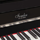 Bolansler piano omeler vertical piano Grand Piano Gradefing Home Machinery Machinerie importée allemand Piano G1W 120cm noir