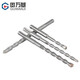 Guwanji Guwanji Impact Electric Hammer Drill Bit Extended Drilling Through Wall Cement Concrete Drilling Slotting Square Handle Round Handle M6x110