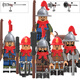 Alte chinesische Geschichte von Militärbausteinen und Figuren der Kaiser der Ming -Dynastie, die Zivilbeamte Jinyiwei Jinyiwei Kavallerie Shenji Camp XP673 Langweilige und Rake -Soldaten
