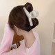 BARY REEF Plush Clip High-end Large Winter Hair Clip Girls Back of Head Sand Shark Clip Multi-volume Hair Clip Headwear Dark Coffee Extra Large Plush Clip (13CM)