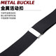 JOYBOKER 男士纽扣背带夹西装衬衫西裤背带吊带松紧防滑肩带X型3.5cm黑色吊裤带 米色