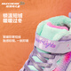 Skechers斯凯奇儿童秋冬保暖运动鞋舒适闪灯休闲棉靴302677L 677L薰衣草色/多彩色/LVMT 28.5