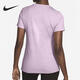 Nike (Nike) Kurzärärmelte Frauenkleidung 2025 Sommer New Sports Running Atmable Sweat bequemes lässiges rundes Nacken T-Shirt Bv617 Bv6170-695 Lila runder Nacken s