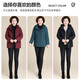 Aimaiyi middle-aged and elderly mothers autumn and winter short clothes and coats grandma autumn and winter velvet thickened hooded clothes for the elderly 196 wine red 4XL 130-145Jin Jin is equal to 0.5 kg