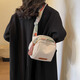 Laishuhui crossbody bag shell bag women nylon cloth large capacity new casual commuter shoulder mobile phone bag beige shell bag