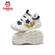 Babu Dou baby toddler shoes children's shoes 25 winter anti-slip plus velvet functional infants and young children soft sole anti-collision for men and women navy blue 22