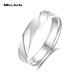 Miss JuJuPT950 platinum geometric plain ring men's fashionable platinum ring simple ring 16# about 5.2 grams, according to the real hair, please pay more or less.